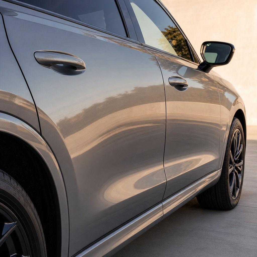Ceramic-friendly exterior care focused on a glossy daily-driver finish